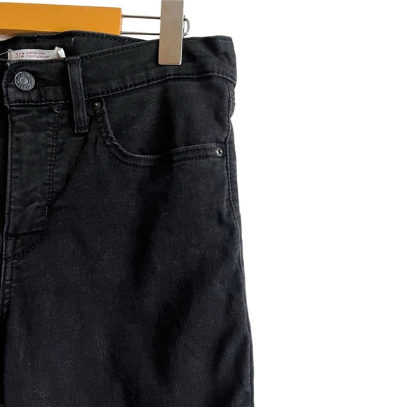 Levi’s 312 Shaping Slim Denim Black W30 Classic Fit - Picture 6 of 16